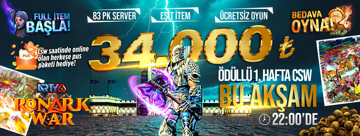 34.000 TL Ödüllü CSW 